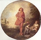 Jean-Antoine Watteau L'Orgueilleux painting